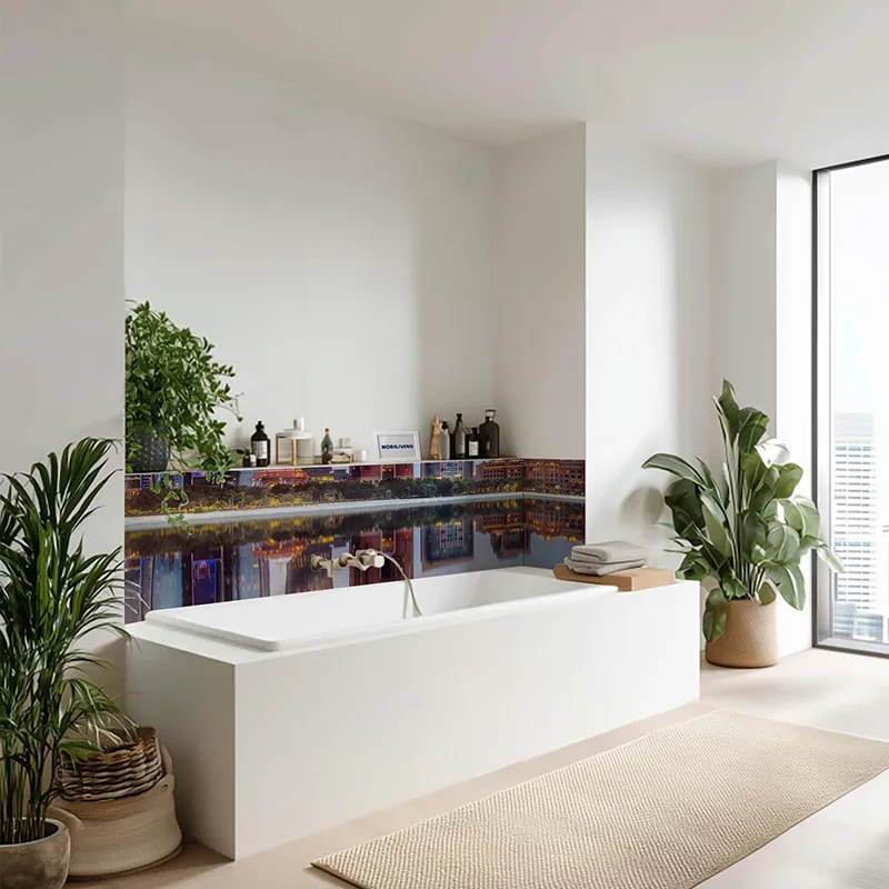 Badrückwand Alu Abu Dhabi Hochhaus 660