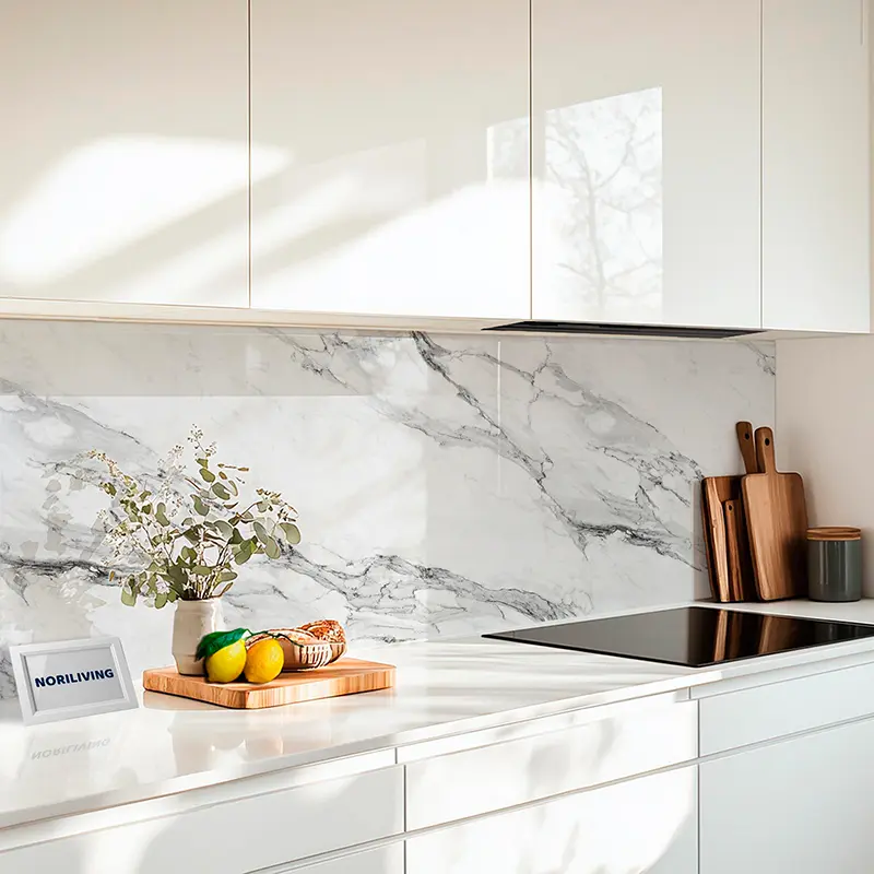 Fliesenspiegel Alu Marmor mittelgrau 117b