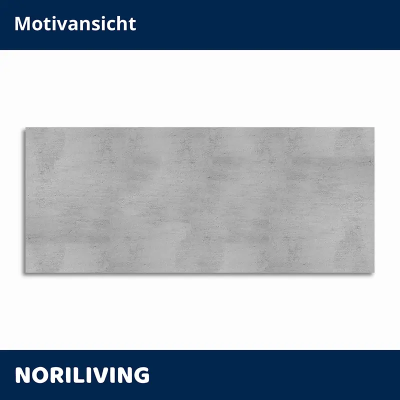Wandbild Betonoptik grau rechteckig