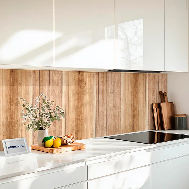 Fliesenspiegel Alu Holzzaun 304