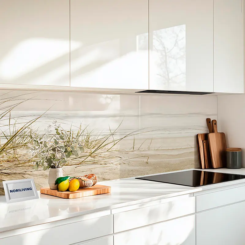 Fliesenspiegel Alu Dünen Gras Strand 543a