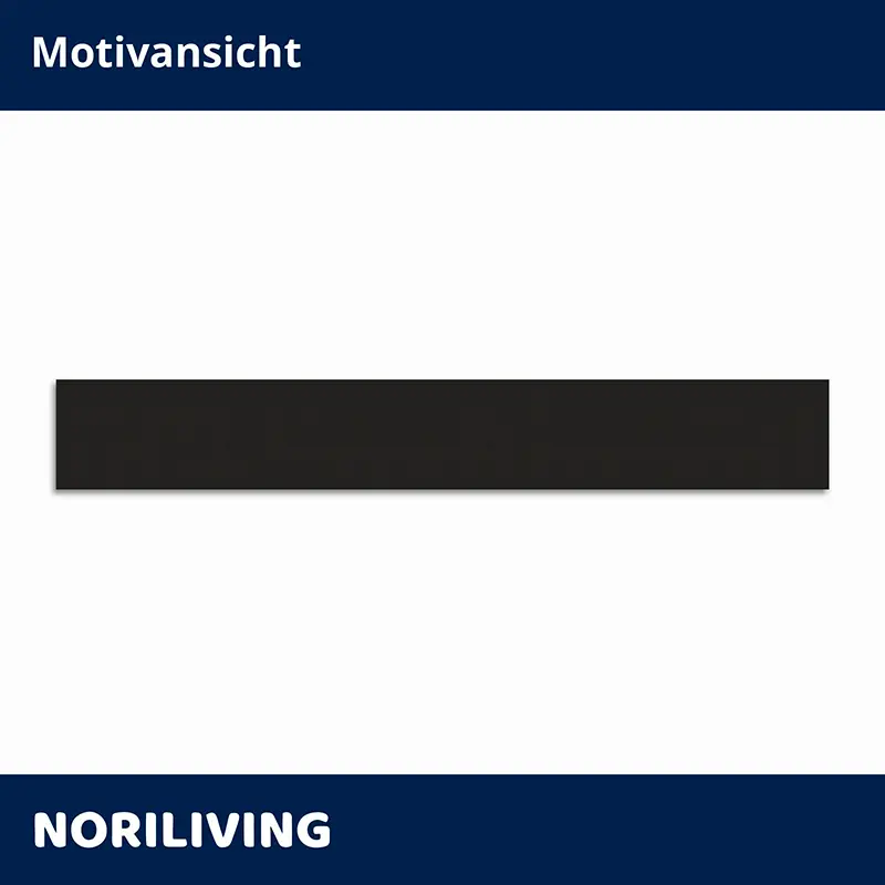 Langes schwarzes Wandregal, moderne Ablage