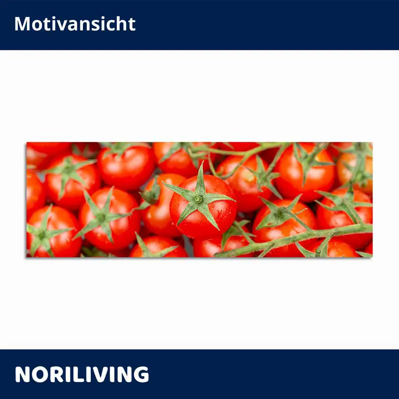 Kirschtomaten an Rispe, Nahaufnahme