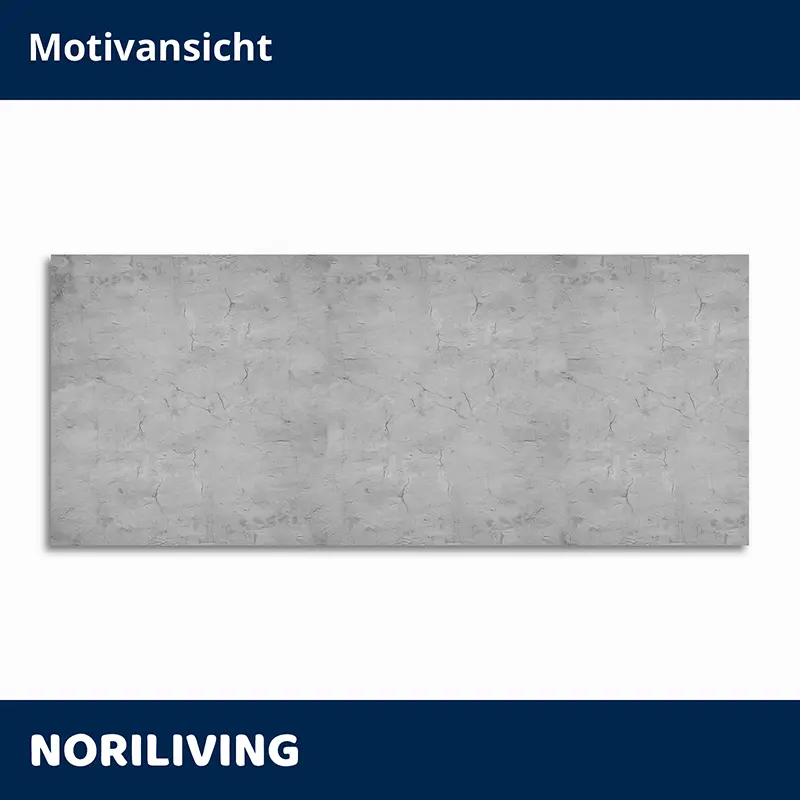 Panorama-Leinwand Betonoptik grau