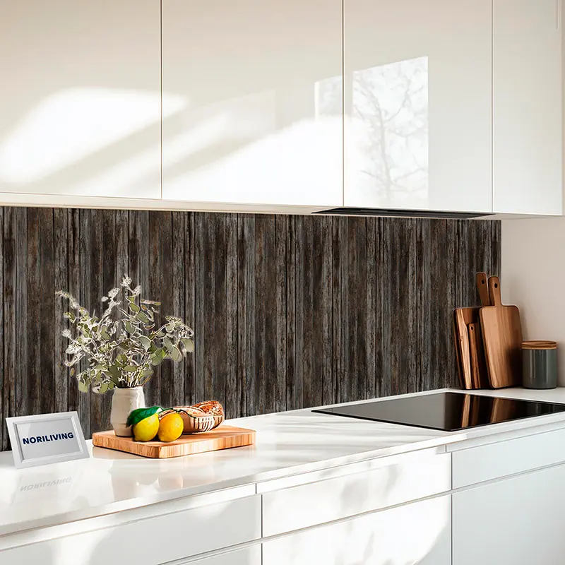 Fliesenspiegel Alu Alte Holzbohlen 532