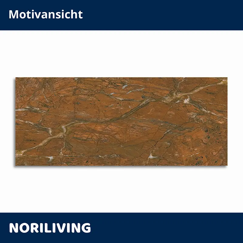 Nahaufnahme rote Marmorplatte mit feiner Aderung