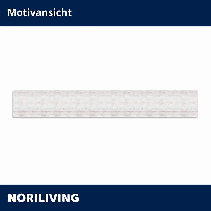 Dekorative weiße Holzleiste, länglich