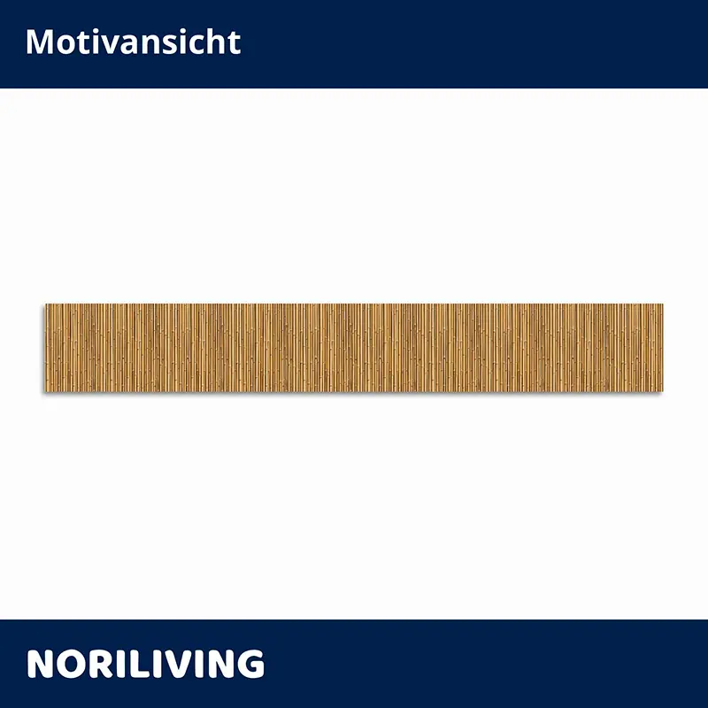 Bambus-Wandpaneel natur, dekorative Sichtschutzmatte