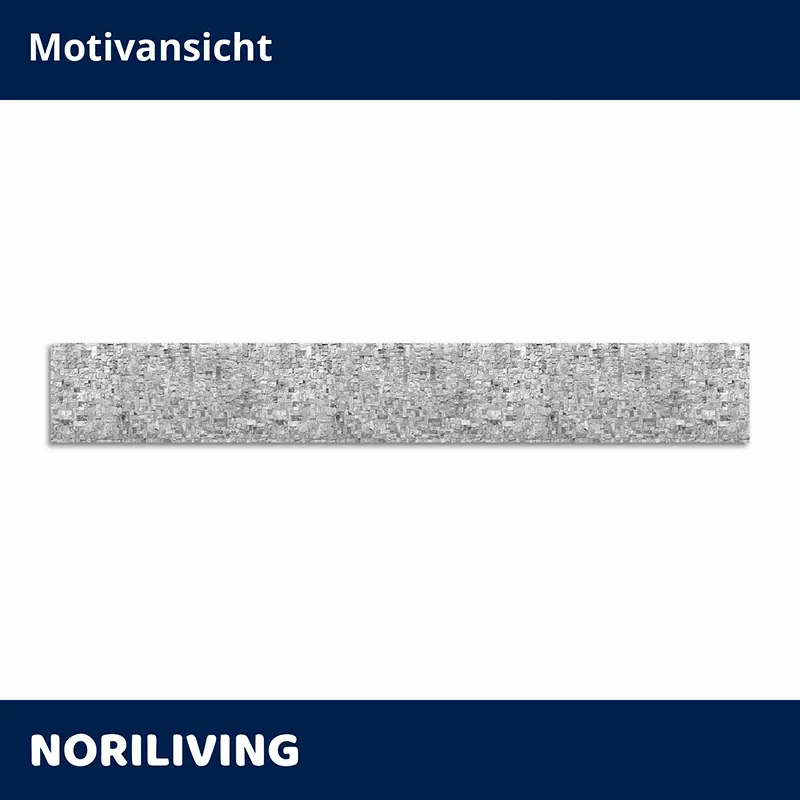 Langes graues Mosaik-Wandpaneel von Noriliving