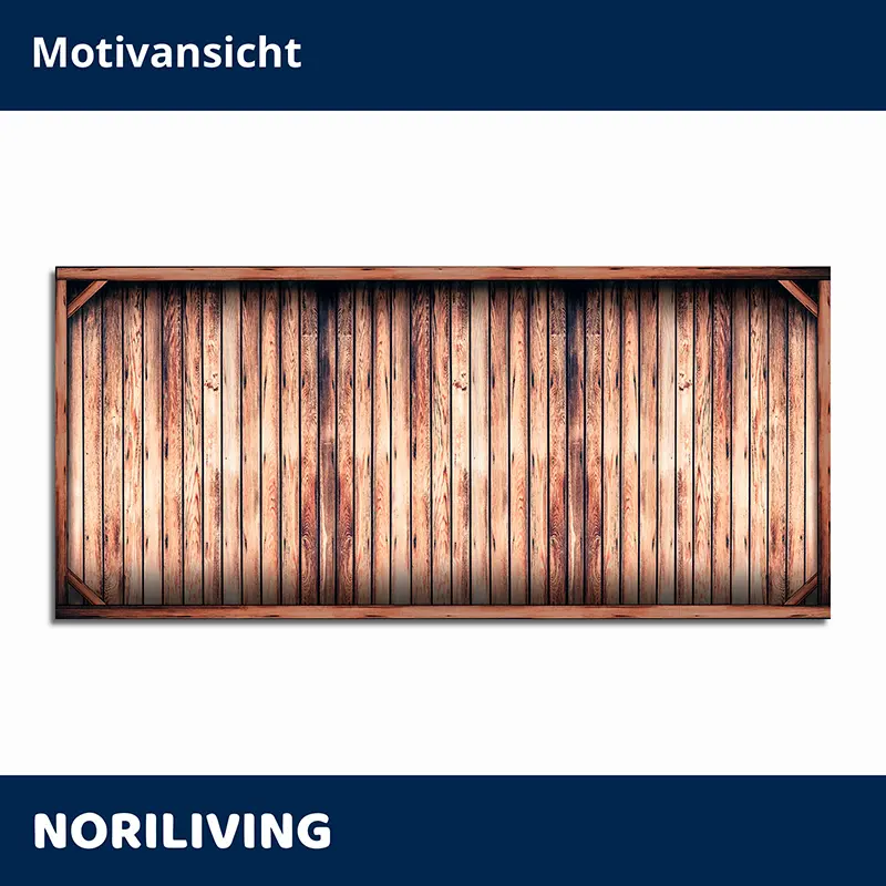 Rustikale Holzpaneele quer mit Rahmen