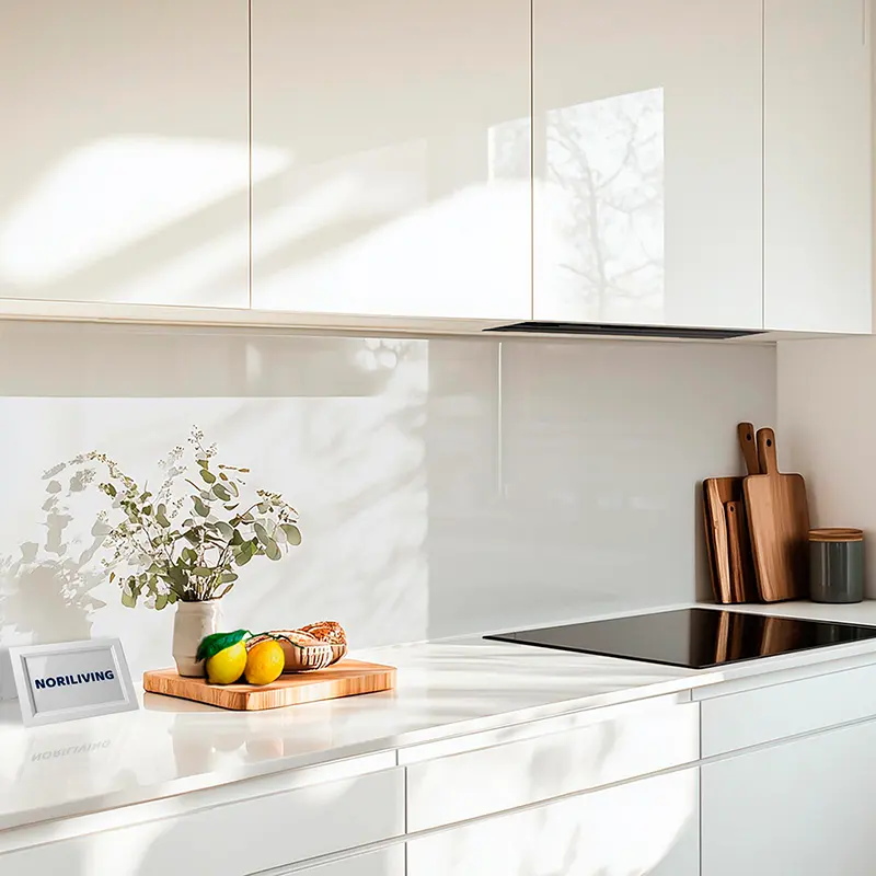 Küchenrückwand Echtglasoptik Profiline Unifarbe Grau 2556-GL