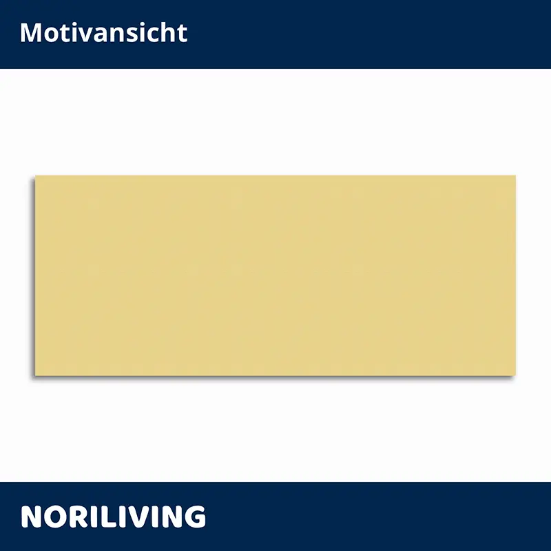Beige rechteckige Leinwand mit Schatten, Markenlogo unten