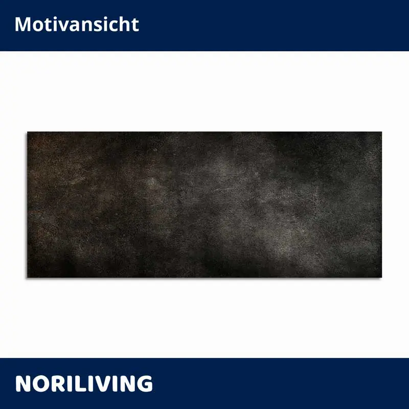 Dunkles Panorama-Wandbild mit strukturierter Oberfläche